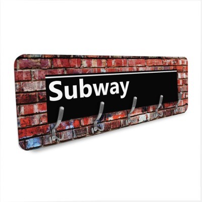 Houseart Subway, Φόντο, Κρεμάστρες & Καλόγεροι, 138 x 45 εκ.