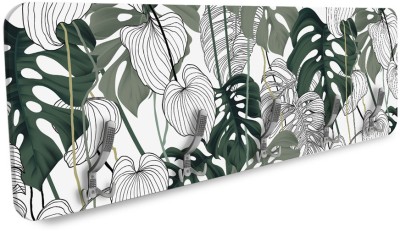 Φύλλα Monstera, Φόντο, Κρεμάστρες & Καλόγεροι, 138 x 45 εκ.