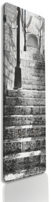 Houseart Ασπρόμαυρη Εικόνα με Σκάλες, Πόλεις -Ταξίδια, Κρεμάστρες & Καλόγεροι, 45 x 138 εκ.