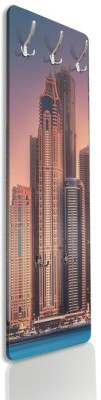 Ηλιοβασίλεμα στο Ντουμπάι, Πόλεις -Ταξίδια, Κρεμάστρες & Καλόγεροι, 45 x 138 εκ.
