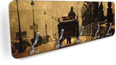 Houseart Άμαξα με άλογα, Vintage, Κρεμάστρες & Καλόγεροι, 138 x 45 εκ.