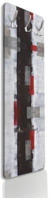 Houseart Black Red and Grey, Ζωγραφική, Κρεμάστρες & Καλόγεροι, 45 x 138 εκ.