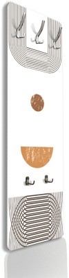 Houseart Διαφορετικά σχέδια σε λευκό φόντο, Line Art, Κρεμάστρες & Καλόγεροι, 45 x 138 εκ. PVC Μονομερικό
