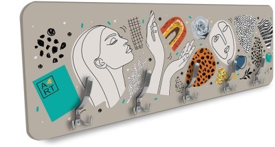 Διάφορα σχέδια και χρώματα, Line Art, Κρεμάστρες & Καλόγεροι, 138 x 45 εκ. PVC Μονομερικό