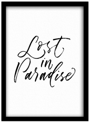 Lost in Paradise, Φράσεις, Πίνακες σε καμβά, 20 x 30 εκ. (51376)