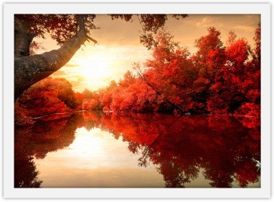 Κόκκινο Ποτάμι, Φύση, Πίνακες σε καμβά, 30 x 20 εκ. (51586)