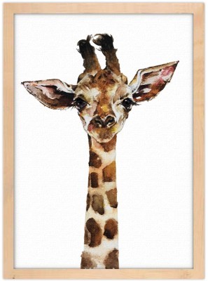 Cute Giraffe, Παιδικά, Πίνακες σε καμβά, 15 x 20 εκ.