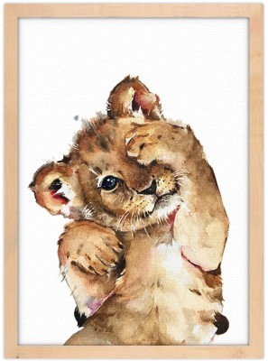 Γλυκό Λιονταράκι, Παιδικά, Πίνακες σε καμβά, 15 x 20 εκ.