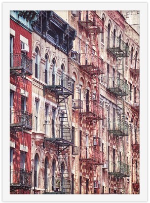 Εξωτερική Όψη Πολύχρωμων Κτηρίων, Πόλεις - Ταξίδια, Πίν