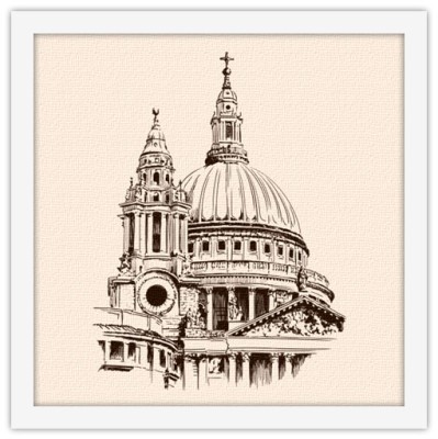 Church, Πόλεις – Ταξίδια, Πίνακες σε καμβά, 40 x 40 εκ.