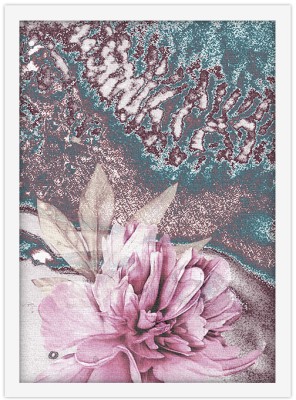 Μωβ ανθισμένο Λουλούδι, Ζωγραφική, Πίνακες σε καμβά, 20 x 30 εκ. (51413)
