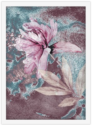 Μωβ άνθος με λαδομπογιές, Ζωγραφική, Πίνακες σε καμβά, 