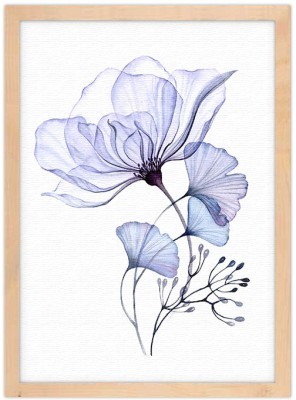 Μωβ Παπαρούνες, Ζωγραφική, Πίνακες σε καμβά, 15 x 20 εκ