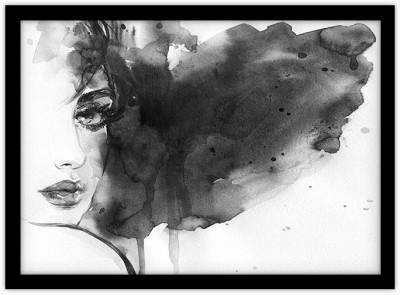 Όμορφη Γυναίκα με Νερομπογιά, Ζωγραφική, Πίνακες σε καμ