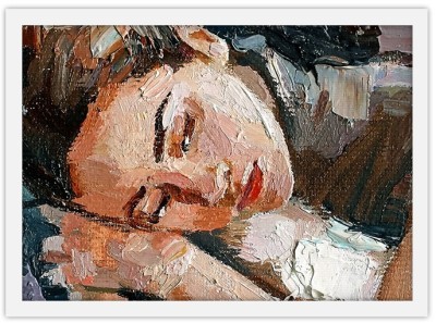Πίνακες House Art - ΣΗΜΑΝΤΙΚΟ: Σε περίπτωση διαφοράς τιμής από το κατάστημα ισχύει παντα και μόνο η τιμή του καταστήματος Γυναίκα που Κοιμάται, Ζωγραφική, Πίνακες σε καμβά, 20 x
