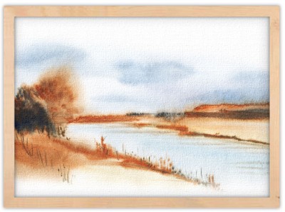 Ποτάμι το Φθινόπωρο, Ζωγραφική, Πίνακες σε καμβά, 30 x 20 εκ. (51470)