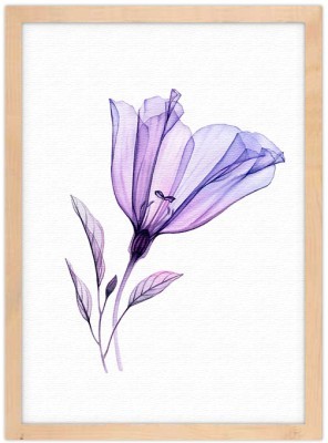 Μωβ Παπαρούνα, Ζωγραφική, Πίνακες σε καμβά, 15 x 20 εκ.