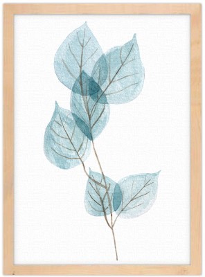 Μπλε Φύλλωμα, Ζωγραφική, Πίνακες σε καμβά, 15 x 20 εκ.