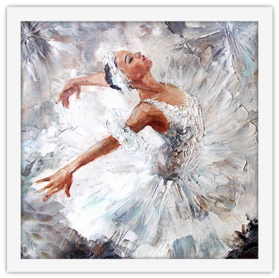 Μπαλαρίνα, Ζωγραφική, Πίνακες σε καμβά, 40 x 40 εκ.