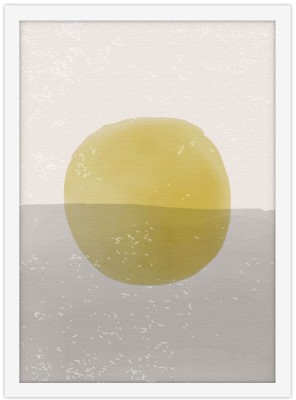 Λαχανί Κύκλος σε φόντο γκρι αποχρώσεων, Ζωγραφική, Πίνα