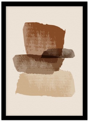 Ακαθόριστες Πινελιές σε καφέ αποχρώσεις, Ζωγραφική, Πίν