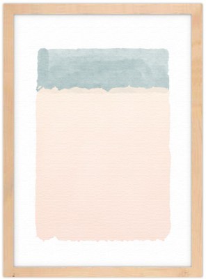 Ορθογώνιο ροζ & μπλε, Ζωγραφική, Πίνακες σε καμβά, 20 x 30 εκ. (51432)