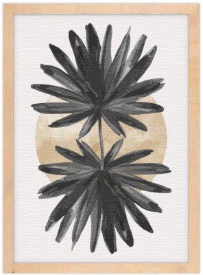 Μαύρα Νούφαρα, Ζωγραφική, Πίνακες σε καμβά, 20 x 30 εκ. (51420)