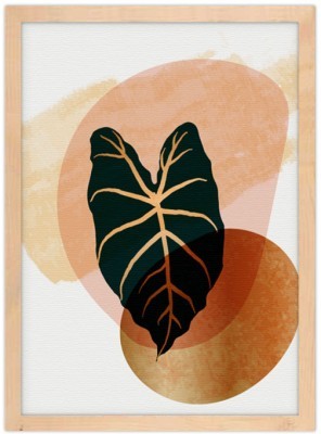 Φύλλο και κυκλικά σχέδια, Ζωγραφική, Πίνακες σε καμβά, 