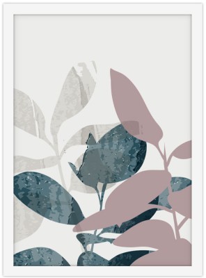 Σκίαση Φυτού σε 3 χρώματα, Line Art, Πίνακες σε καμβά, 20 x 30 εκ. (51341)