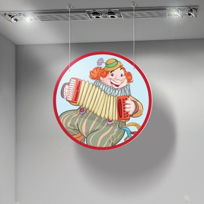 Houseart Καλό καρναβάλι, Αποκριάτικα, Καρτολίνες κρεμαστές, 50X50