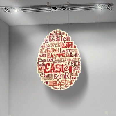 Houseart Easter easter, Πασχαλινά, Καρτολίνες κρεμαστές, 36X50