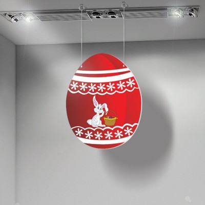 Houseart Πασχαλινό Αυγό, Πασχαλινά, Καρτολίνες κρεμαστές, 39X50