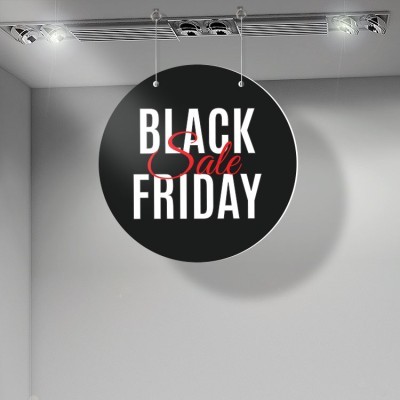 Bold Black Friday, Εκπτώσεις, Καρτολίνες κρεμαστές, 50 x 50 εκ.