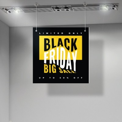 Limited Black Friday, Εκπτώσεις, Καρτολίνες κρεμαστές, 50 x 50 εκ.