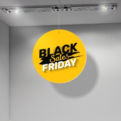 Black Sales Friday, Εκπτώσεις, Καρτολίνες κρεμαστές, 50 x 50 εκ.