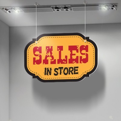 Sales In Store, Εκπτώσεις, Καρτολίνες κρεμαστές, 50x34 cm