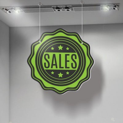 Houseart Sales green, Εκπτώσεις, Καρτολίνες κρεμαστές, 50x50 cm