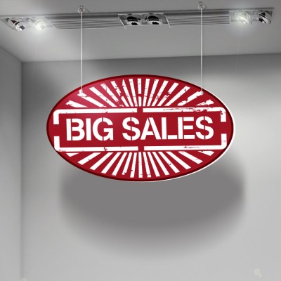 Big Sales, Εκπτώσεις, Καρτολίνες κρεμαστές, 50x29 cm