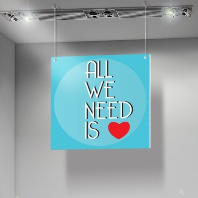 All we need..., Αγίου Βαλεντίνου, Καρτολίνες κρεμαστές, 50X50