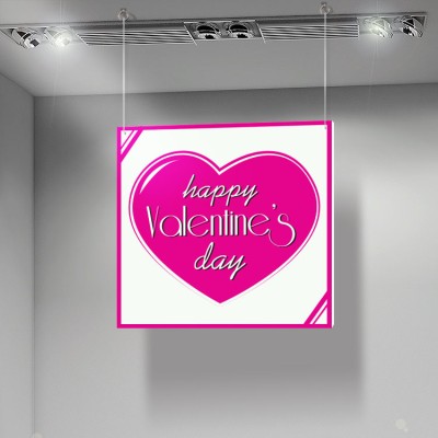Houseart Fuchsia Happy Day, Αγίου Βαλεντίνου, Καρτολίνες κρεμαστές, 50X50