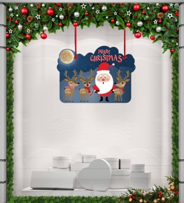 Houseart Santa Clauss, Χριστουγεννιάτικα, Καρτολίνες κρεμαστές, 70 x 50 εκ.