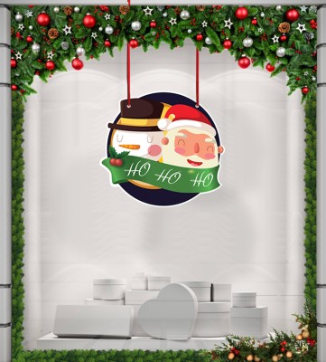Houseart Ho ho ho, Χριστουγεννιάτικα, Καρτολίνες κρεμαστές, 50 x 50 εκ.