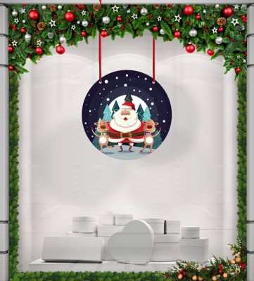 Houseart Mrs. Claus, Χριστουγεννιάτικα, Καρτολίνες κρεμαστές, 50 x 50 εκ.