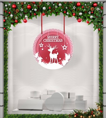 Houseart Christmas Card, Χριστουγεννιάτικα, Καρτολίνες κρεμαστές, 50 x 50 εκ.