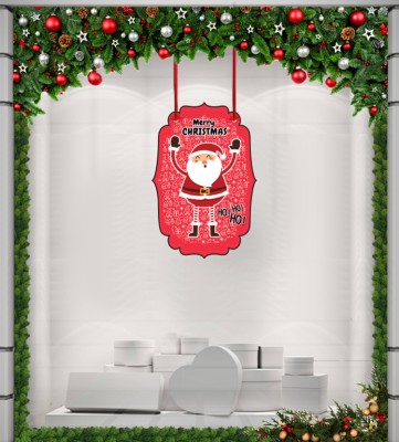 Houseart Here Comes Santa Claus, Χριστουγεννιάτικα, Καρτολίνες κρεμαστές, 50 x 75 εκ.