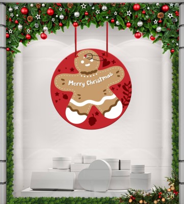 Houseart Merry Christmas Cookie, Χριστουγεννιάτικα, Καρτολίνες κρεμαστές, 50 x 50 εκ.
