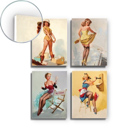 Houseart Pin up ladies, Διάφορα, Mini Set Forex, 17 x 23 εκ.. (Το Forex είναι ένα άκαμπτο αφρώδες υλικό)