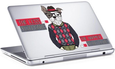 Houseart The less you care...., Sticker, Αυτοκόλλητα Laptop, 25 x 17 εκ. [8,9 Inches]