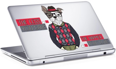 The less you care…. Sticker Αυτοκόλλητα Laptop (17533)