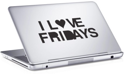 Houseart I Love Fridays, Sticker, Αυτοκόλλητα Laptop, 25 x 17 εκ. [8,9 Inches]